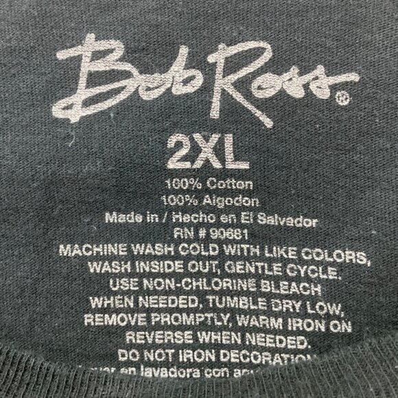 Bob Ross 2XL Graphic T-Shirt Space Joy Of Painting Black Cotton Short Sleeve*Rea - Picture 5 of 8